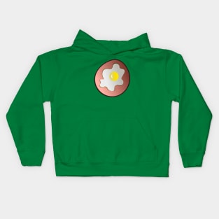 Sunny Side Up Egg Kids Hoodie